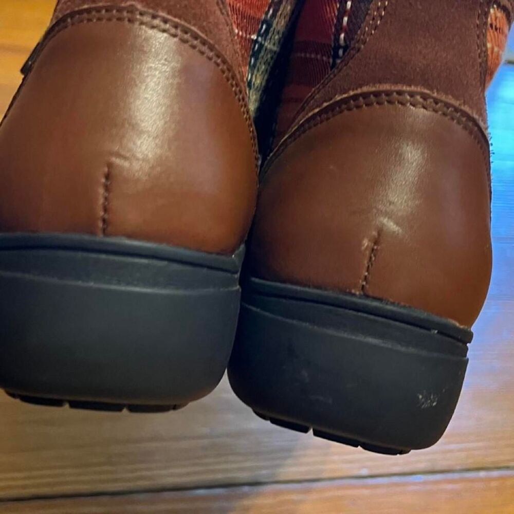 Alegria Women's Brown and Burgundy Boots - Picture 5 of 8